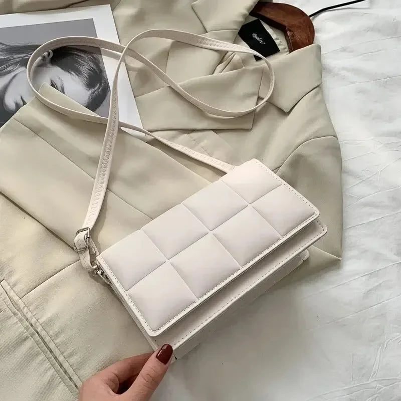 Nuvellea Quilted Crossbody Shoulder Bag