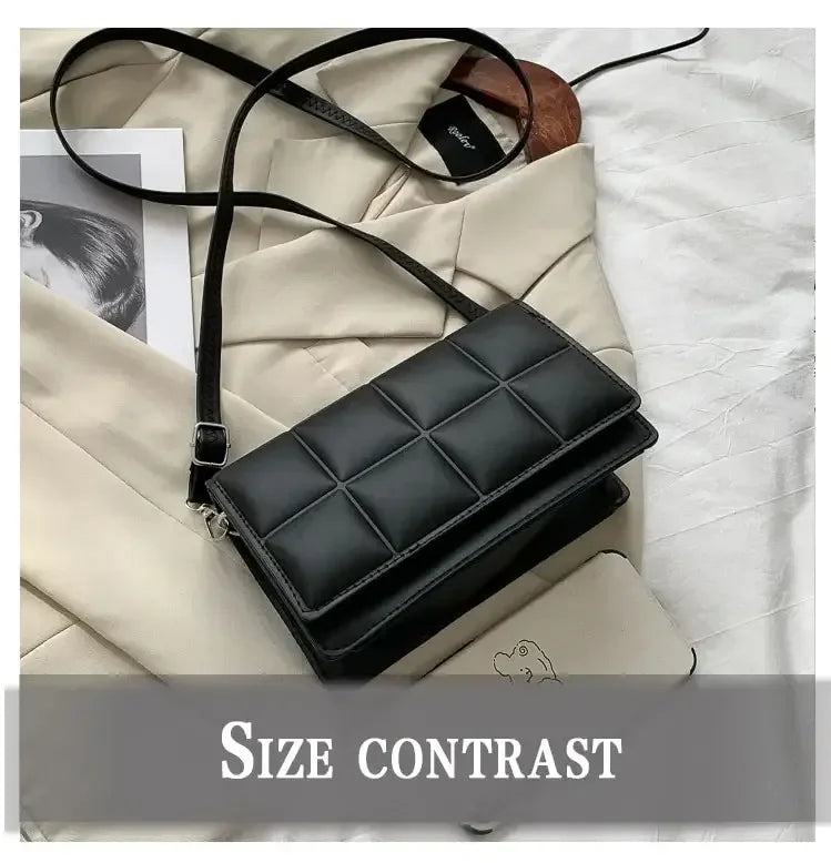 Nuvellea Quilted Crossbody Shoulder Bag