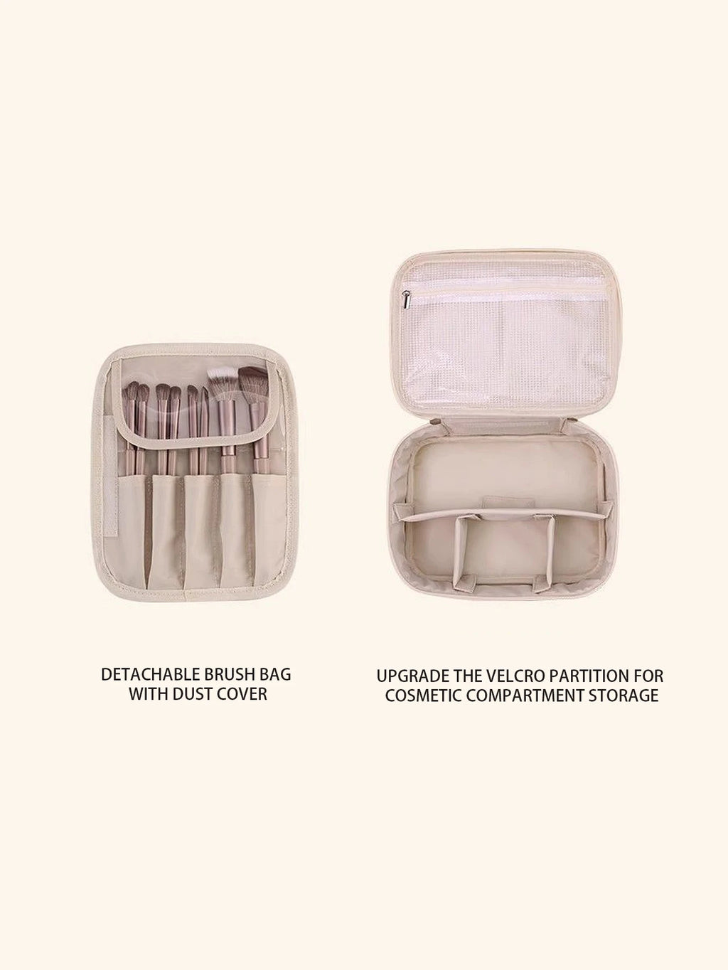 Elegant Waterproof Makeup Bag with Plenty of Beauty Space