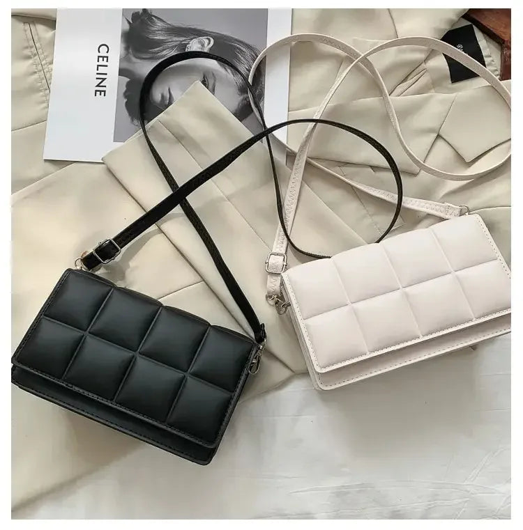 Nuvellea Quilted Crossbody Shoulder Bag