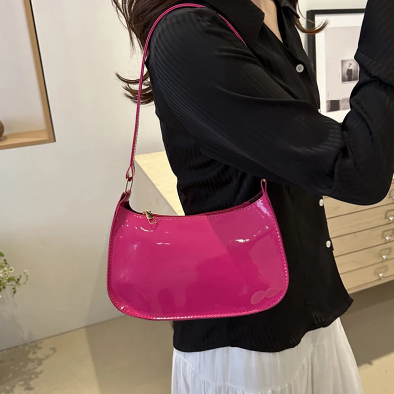 Nuvellea Retro PU Leather Shoulder Bag for Everyday Style