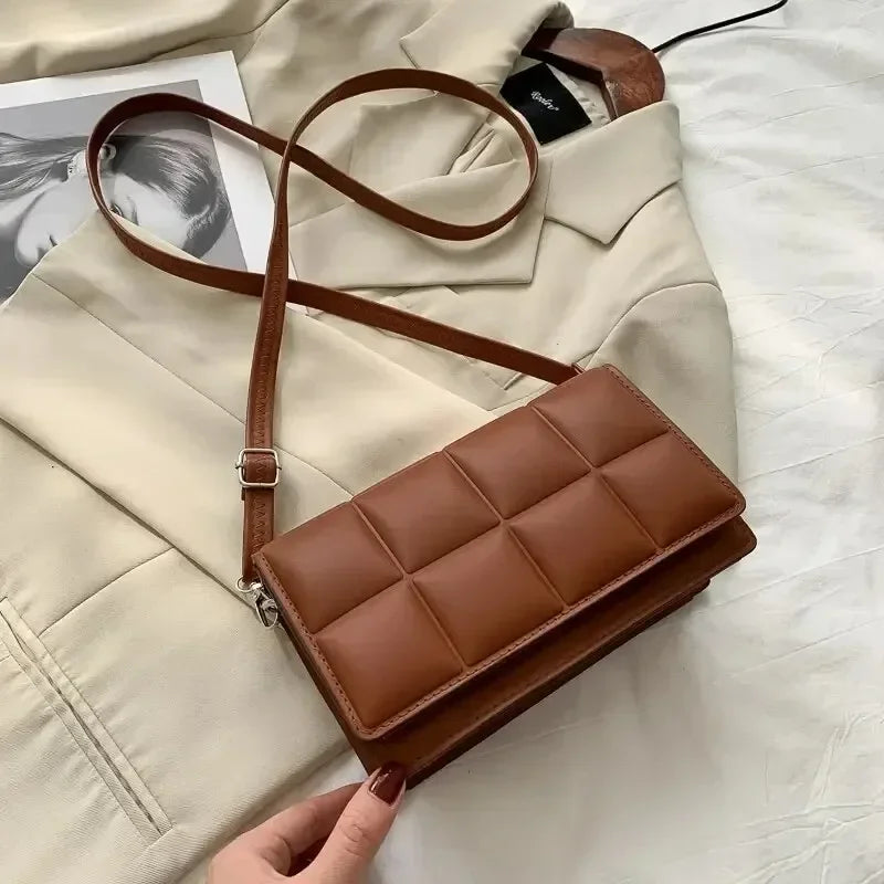 Nuvellea Quilted Crossbody Shoulder Bag