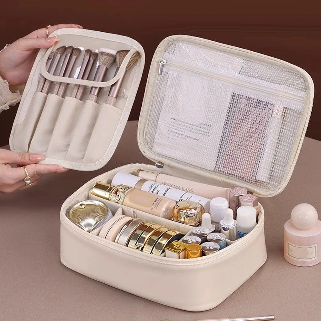 Elegant Waterproof Makeup Bag with Plenty of Beauty Space